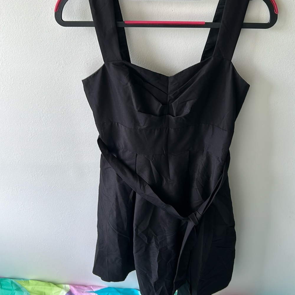 White House Black Market Black Fit and Flare Dress